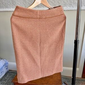 Vintage tseSAY orange/brown Wool Skirt